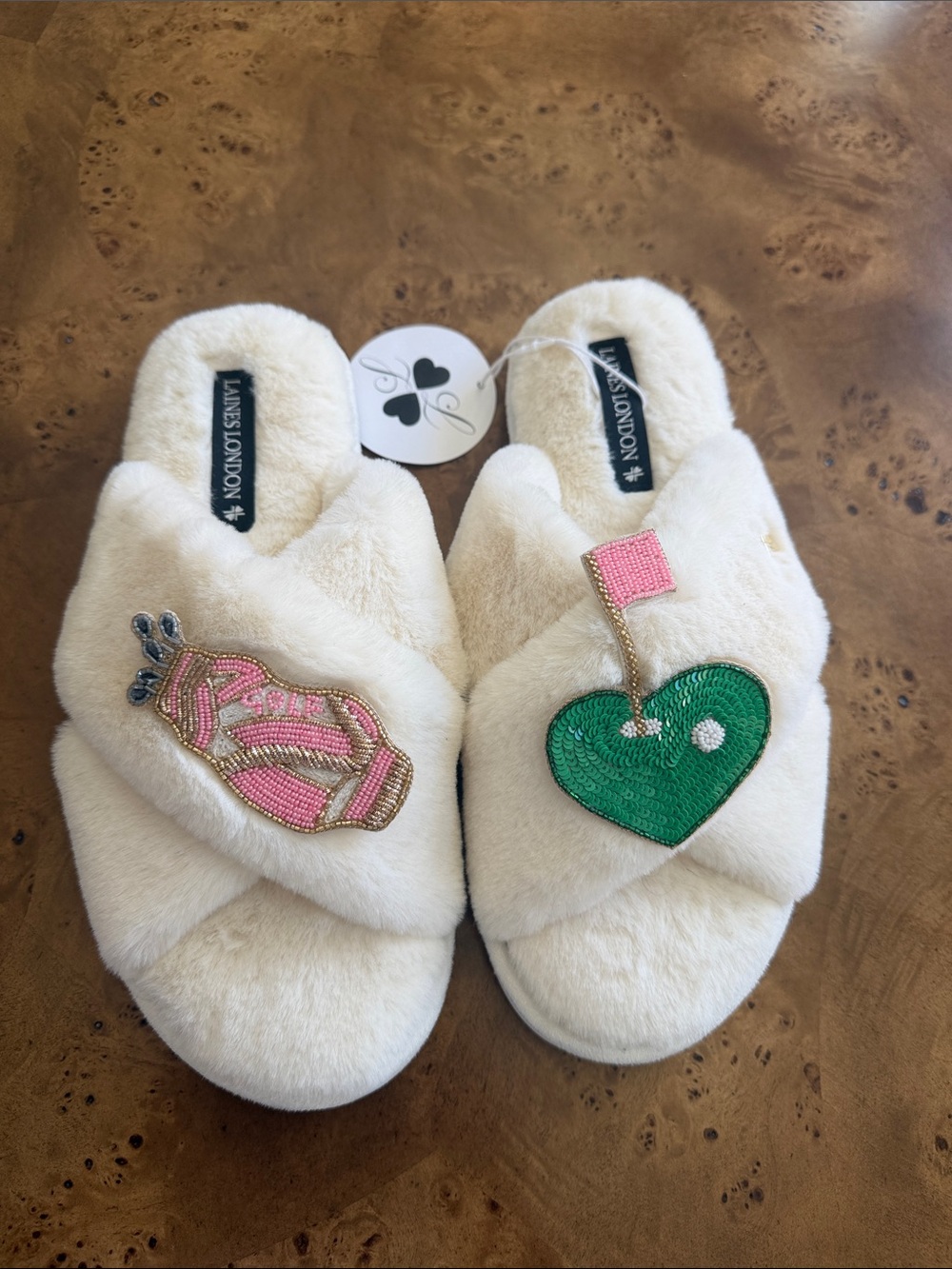 Laines London Luxury Golf Slippers